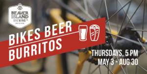 Beaver Island Brewing Bikes Beer Burritos 2018