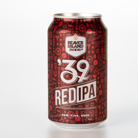 Beaver Island Brewing 39 Red can