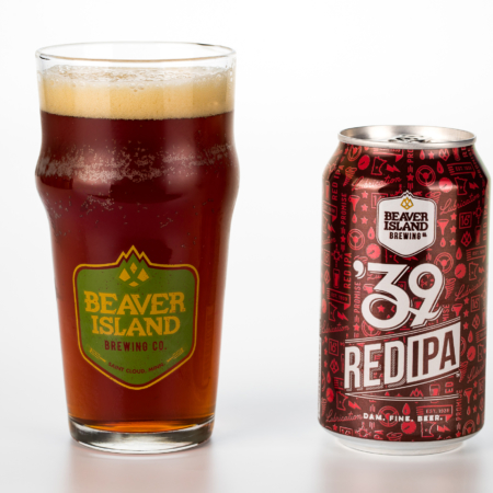 Beaver Island Brewing 39 Red glass