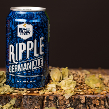 Beaver Island Brewing Ripple hops + grains