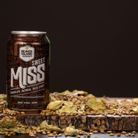 Beaver Island Brewing Sweet Miss hops + grains