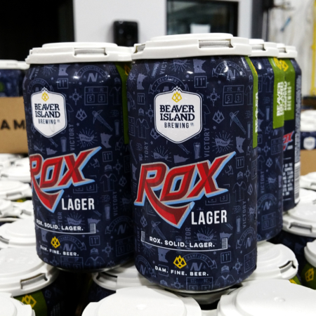 Beaver Island Brewing Rox cans