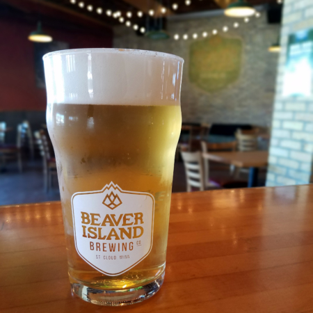 Beaver Island Brewing Taproom pint 2